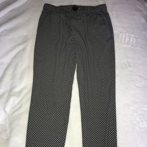 Ann Taylor patterned pants size S